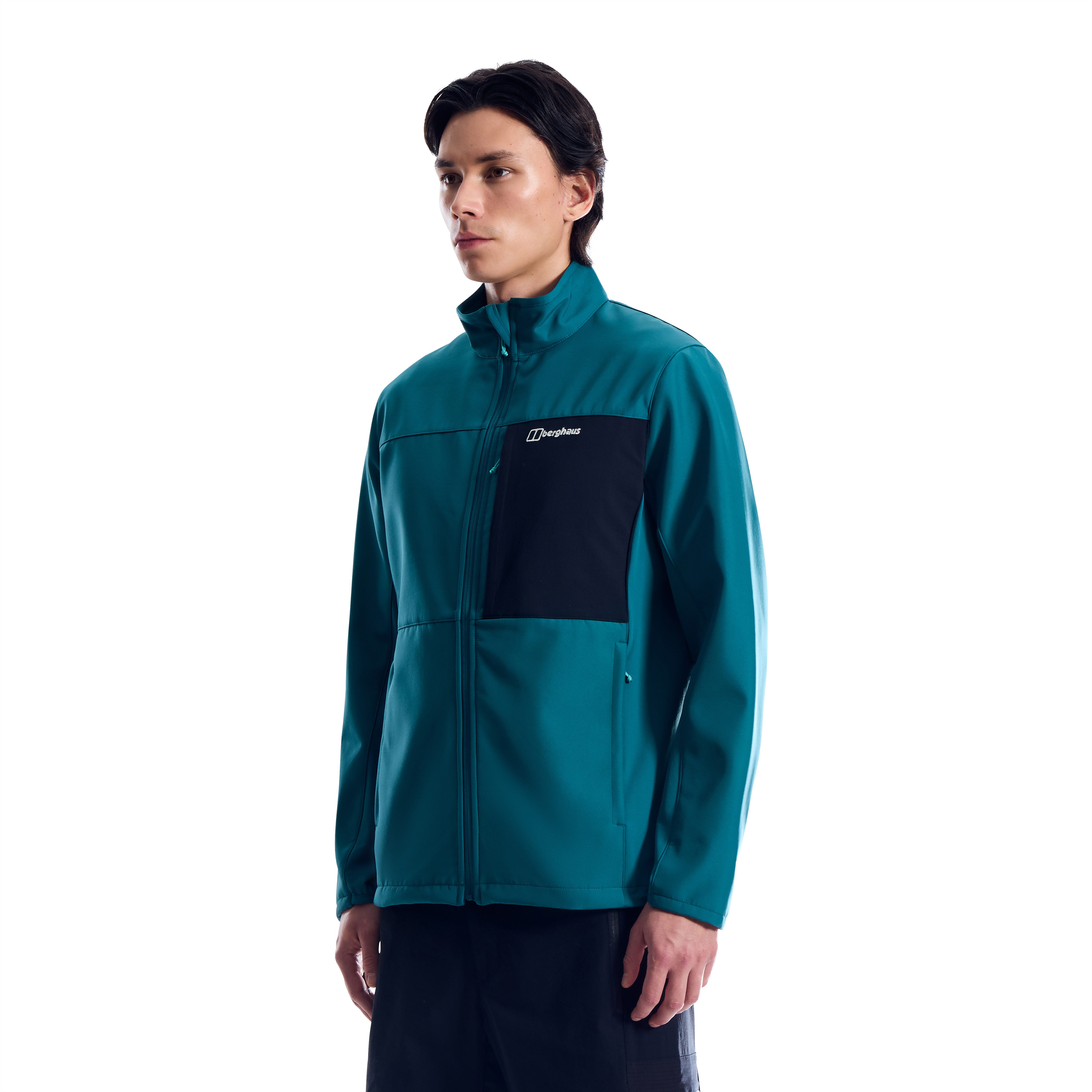 Berghaus Softshelljacke M GHLAS 3.0 SOFTSHELL JKT sportlicher Stil, dehnbares Material, wasser- und windabweisend