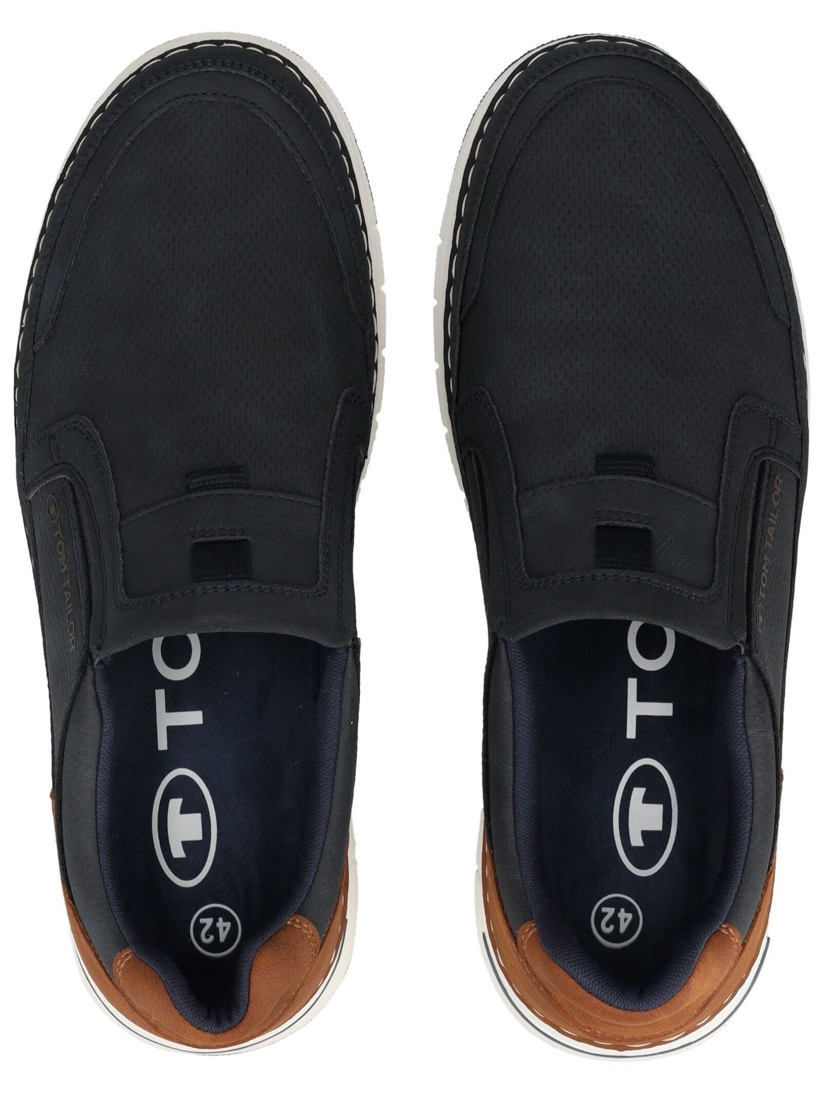 TOM TAILOR Slipper Lederimitat . Slipper (1-tlg)