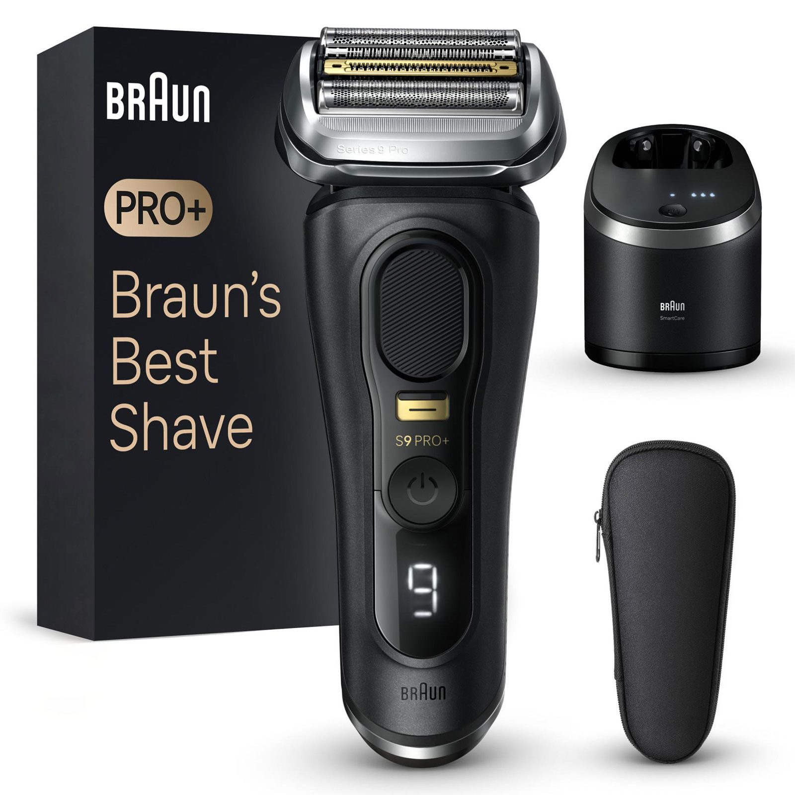 Braun Elektrorasierer Series 9 Pro+ 9560cc, 6-in-1 Reinigungsstation