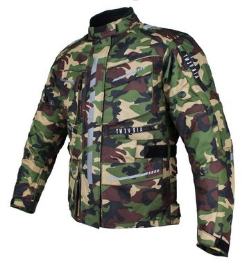 Alpha Speeds Motorradjacke Herren Motorrad Textil Jacke Biker wasserdicht Jacke mit Protektoren Sport, Innenjacke ist trennbar: All Season, Camouflage Grün