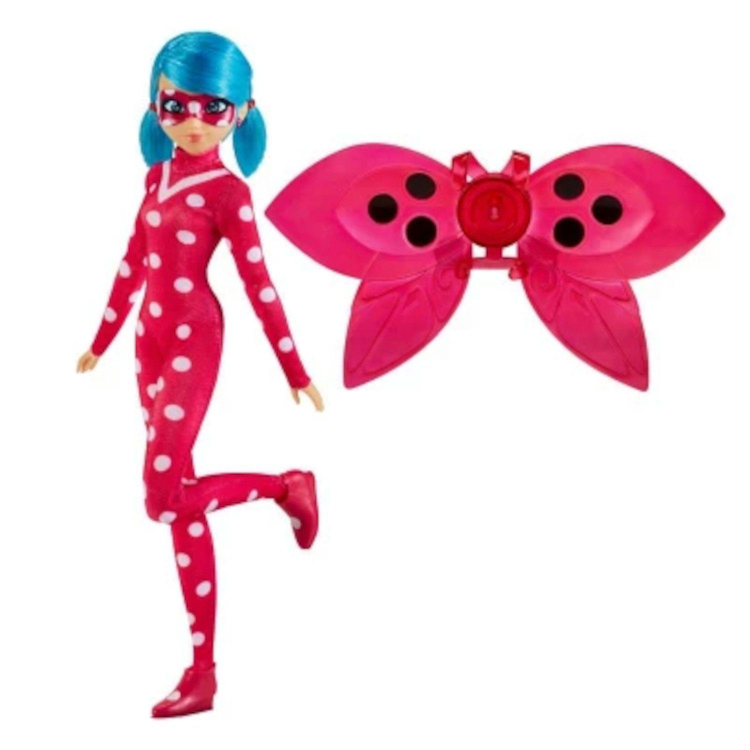 Playmates Toys Anziehpuppe 50017, Wunderbare Cosmobug Ladybug Puppe