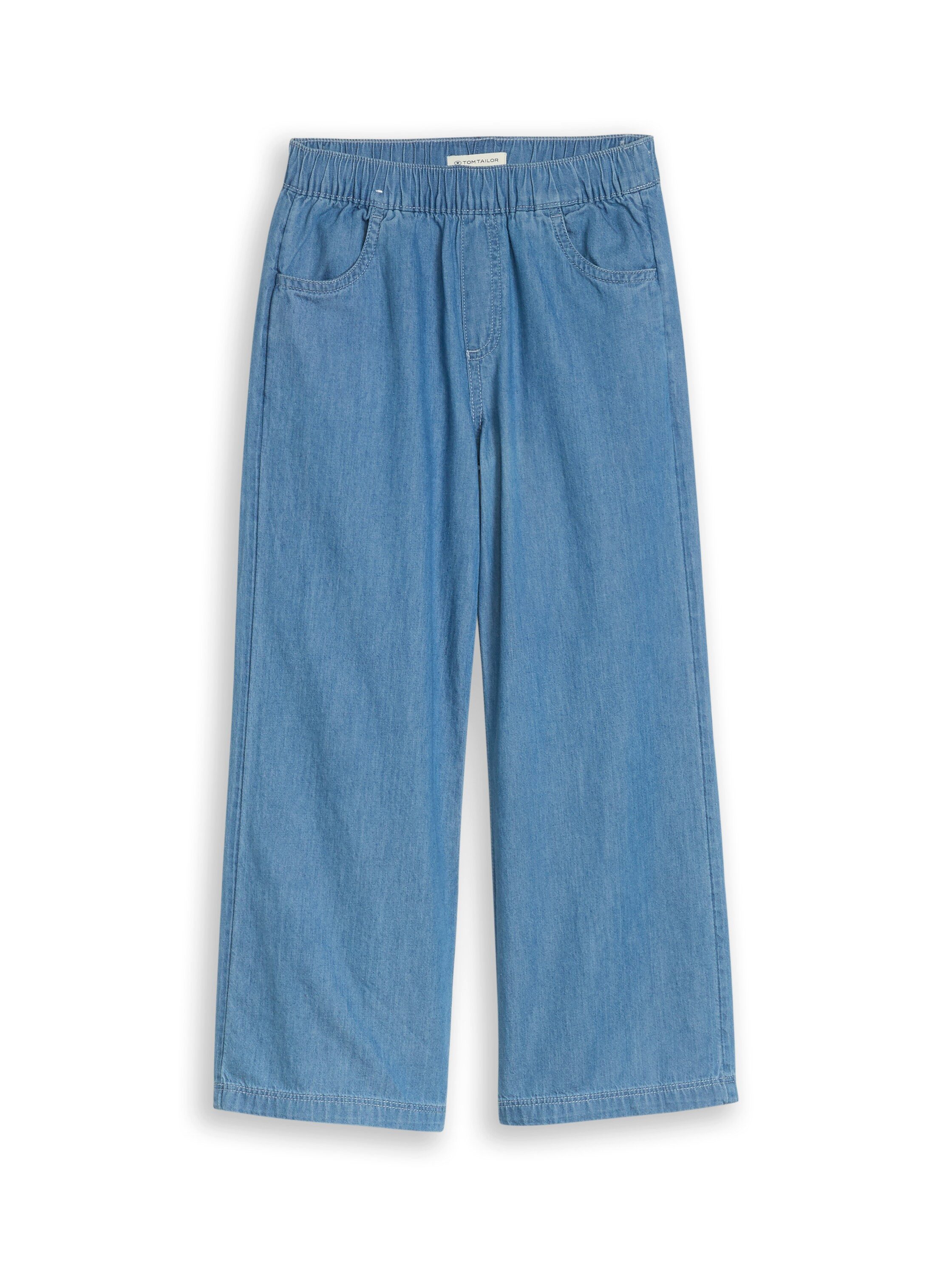 TOM TAILOR Weite Jeans mit elastischem Bund günstig online kaufen