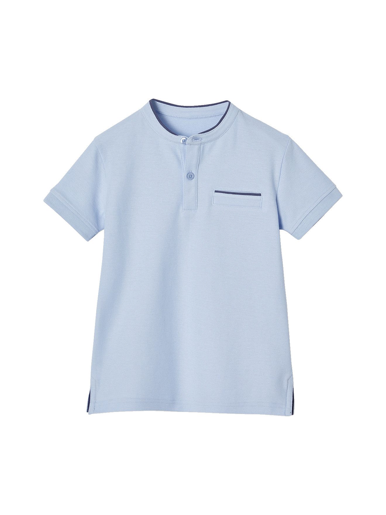 Poloshirt Jungen Poloshirt mit Stehkragen