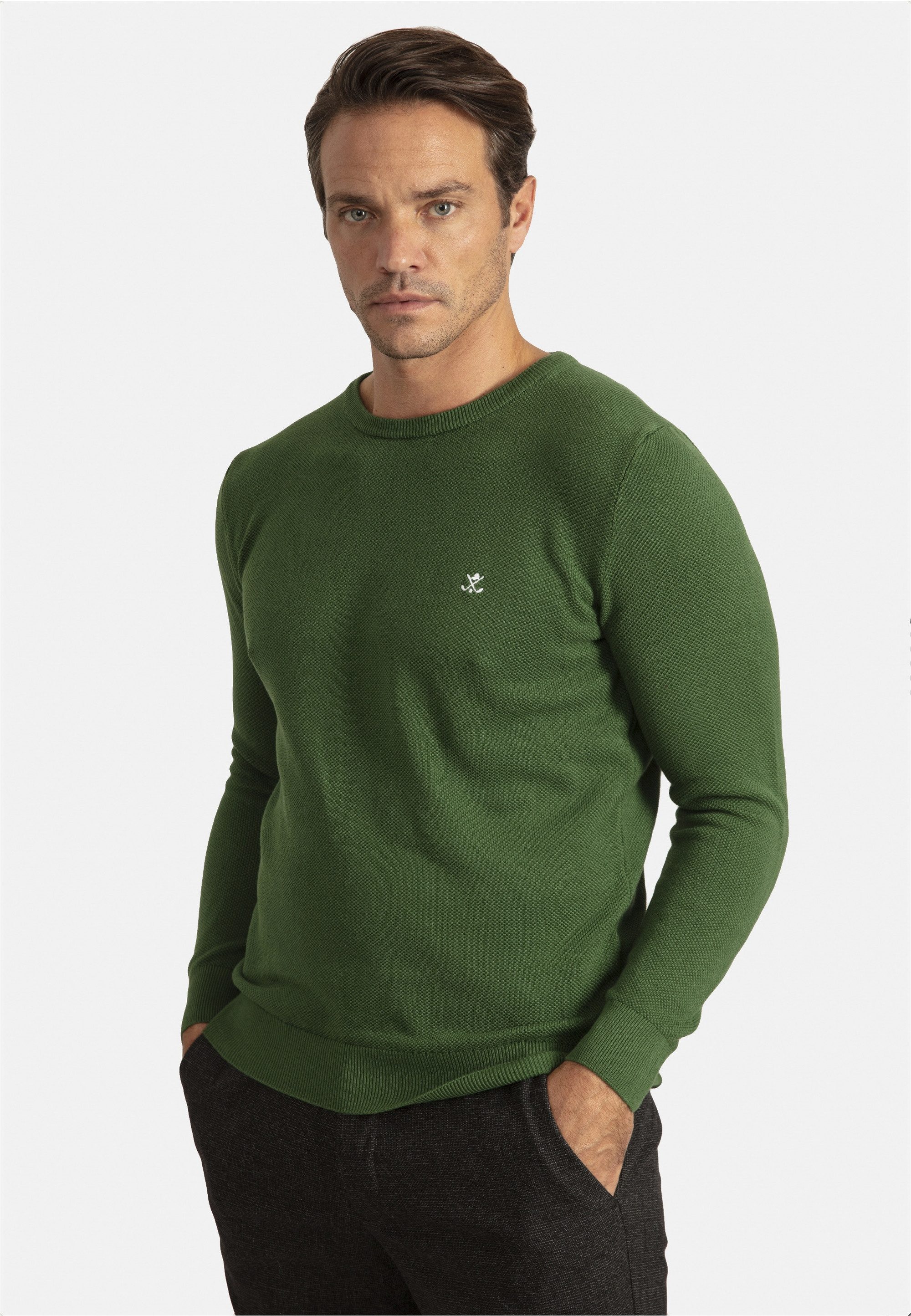 SIR RAYMOND TAILOR Strickpullover Sona mit Rundhalsausschnitt günstig online kaufen