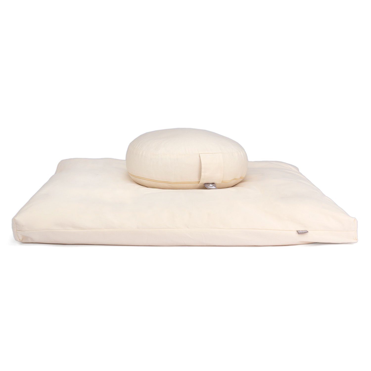 bodhi Meditationskissen Meditations-Set ECO: Meditationskissen Rondo extra flach + Zabuton
