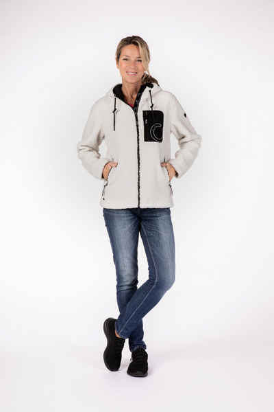 LPO Fleecejacke CAMBLY NEW WOMEN mit Teddy-Fleece, auch in Großen Größen erhältlich