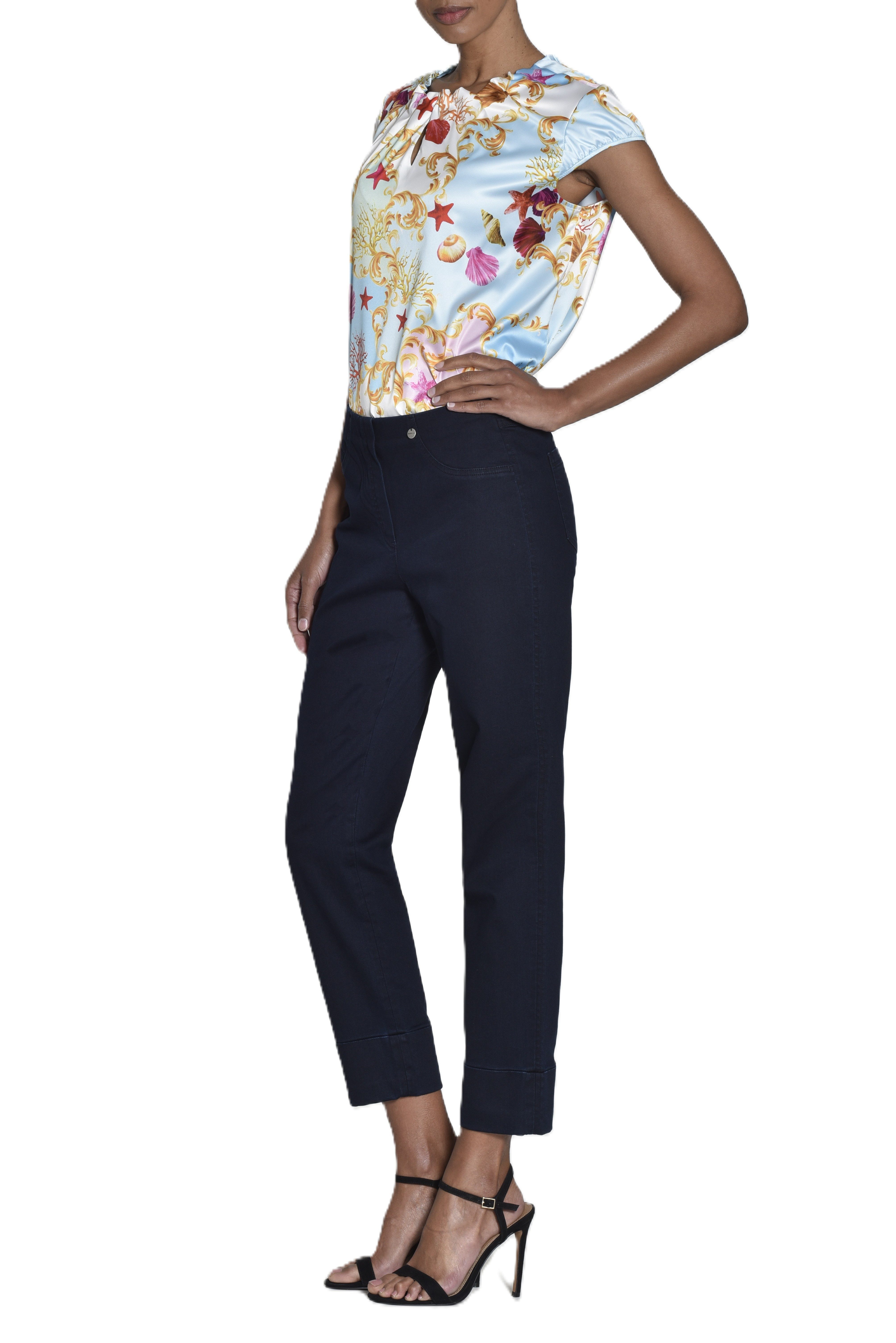 ROBELL Stretch-Jeans 7/8 POWER-STRETCH Style BELLA modische Schlupfjeans su günstig online kaufen