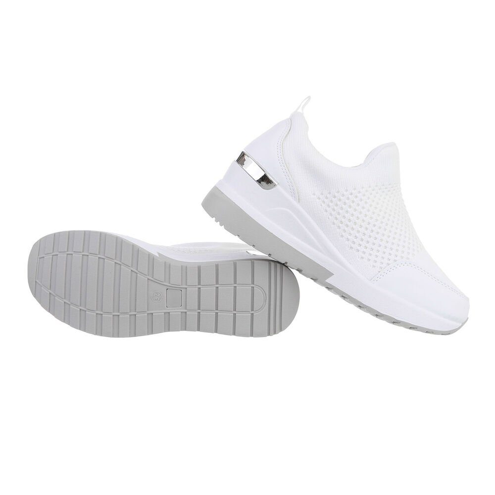 Ital-Design Damen Low-Top Freizeit Sneaker Keilabsatz/Wedge günstig online kaufen