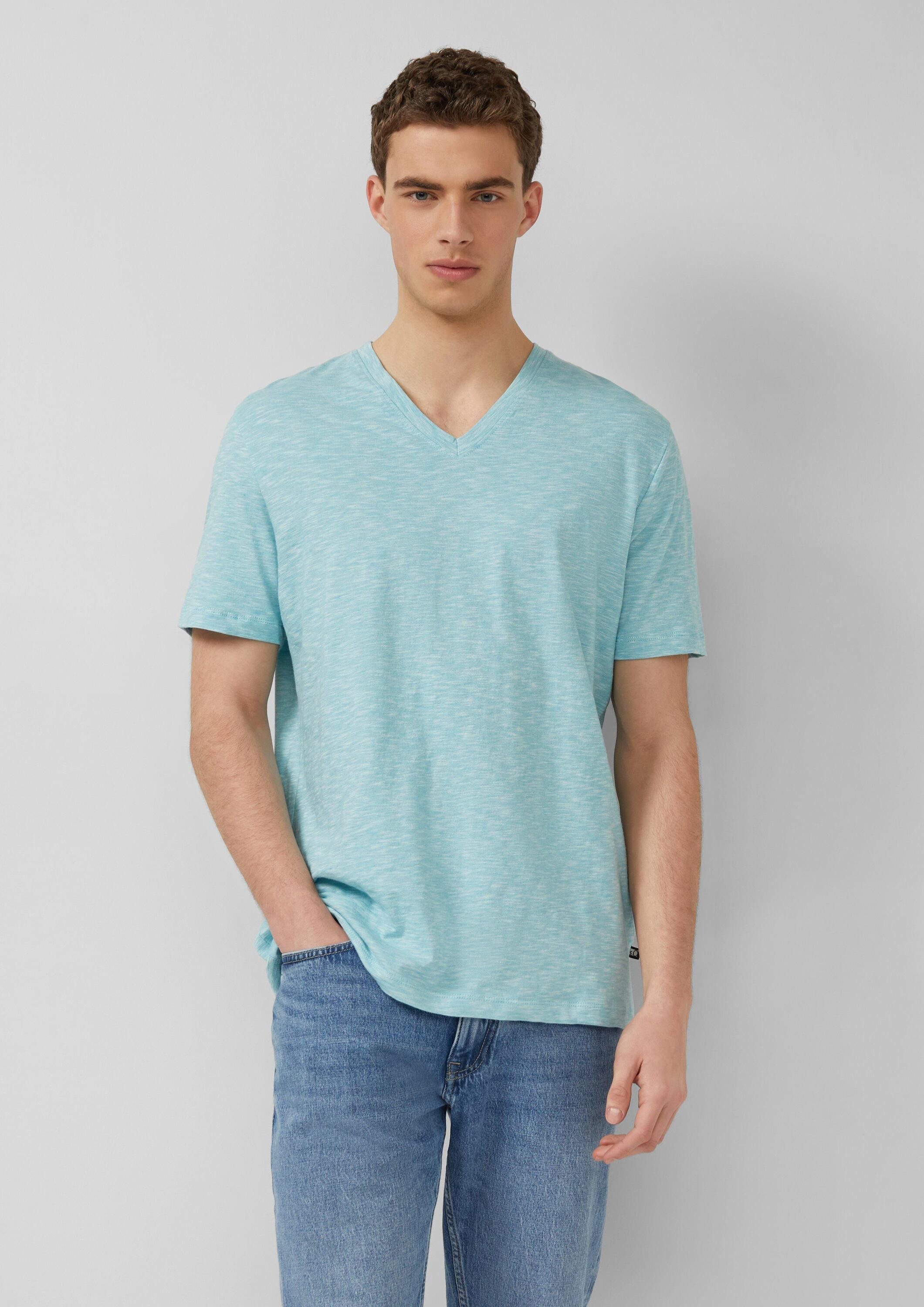 s.Oliver Kurzarmshirt T-Shirt T-Shirt mit V-Ausschnitt günstig online kaufen