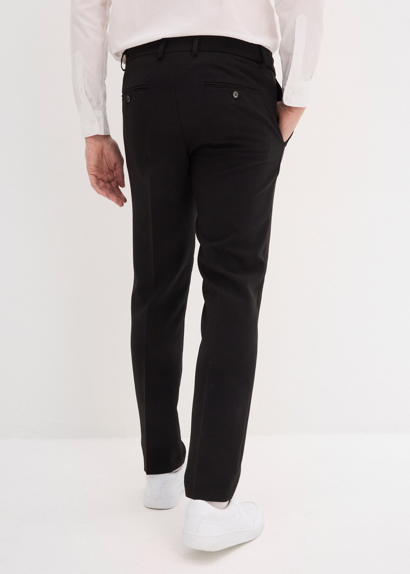 bonprix Anzughose Slim Fit, aus Polyester, festlicher Stil, Businessmode