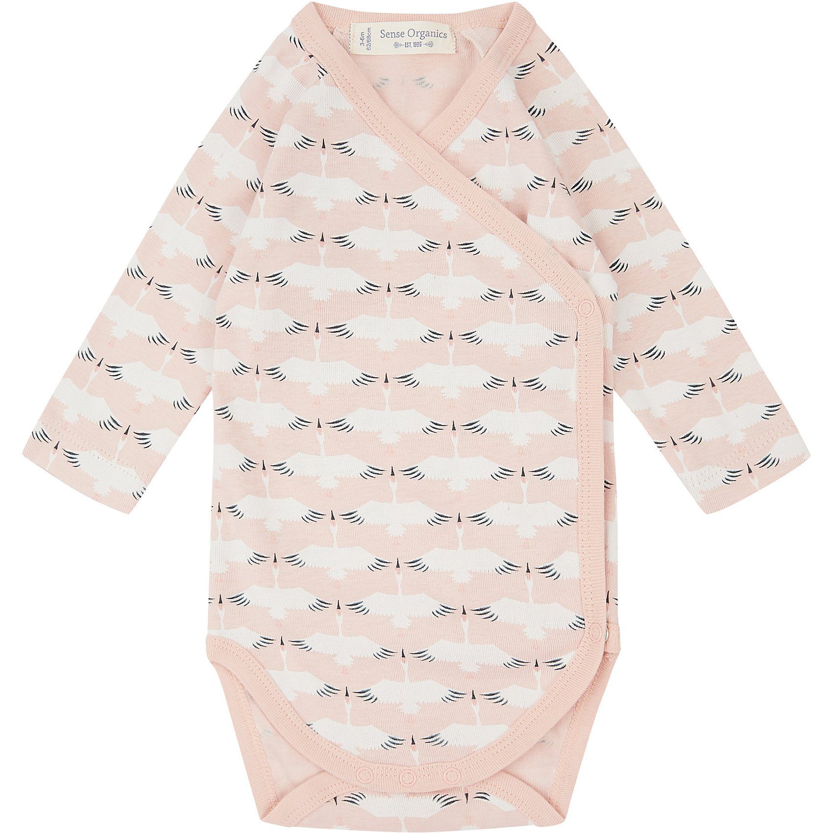 SALT AND PEPPER Baby Mädchen Wickelbody Love 2er Pack in rosa//weiß