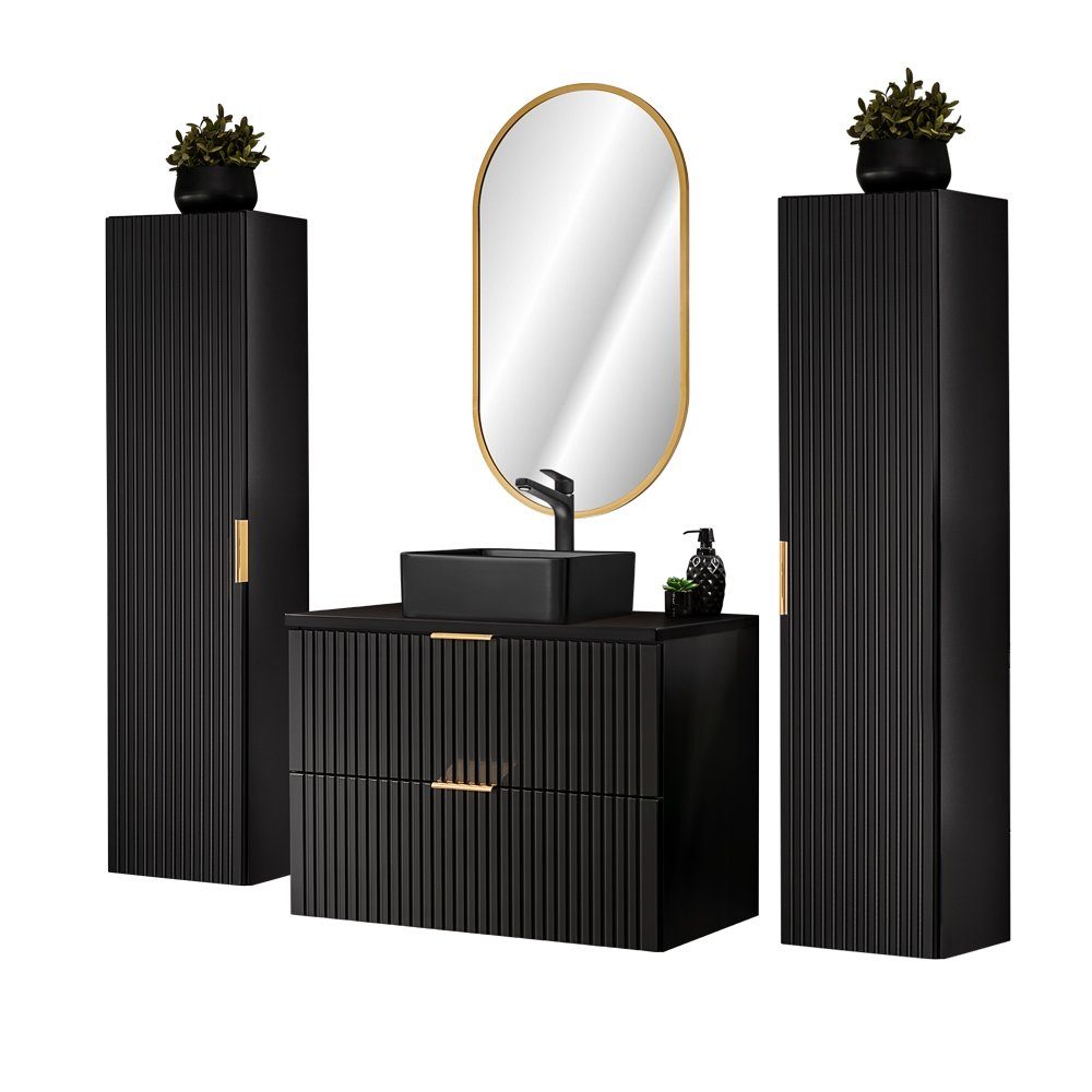 Badmöbel-Set ADELAIDE-56-BLACK