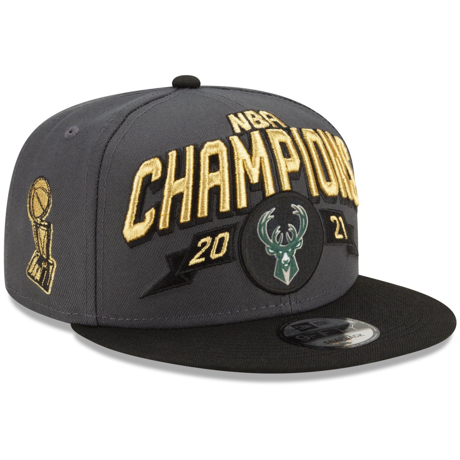 Milwaukee New Snapback Era Cap NBA Bucks Champions 2021