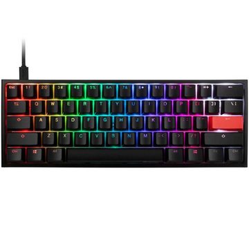 Ducky ONE 2 Mini MX-Brown Gaming-Tastatur (RGB-LED, schwarz, US-Layout QWERTY)