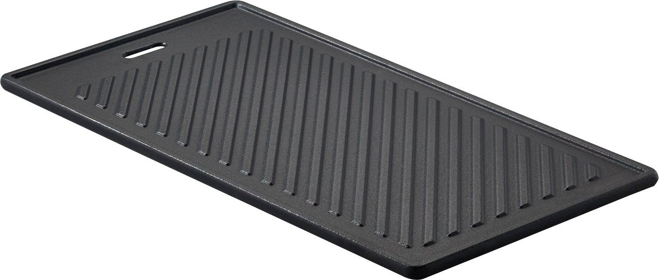 RÖSLE Grillplatte VIDERO, 25440, aus Gusseisen, Grillbranding, für alle VIDERO Modelle