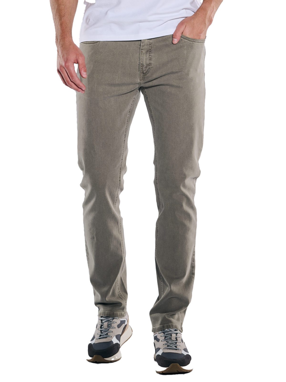 emilio adani Stretch-Jeans emilio adani Herren Jeans slim fit, Hellbraun günstig online kaufen