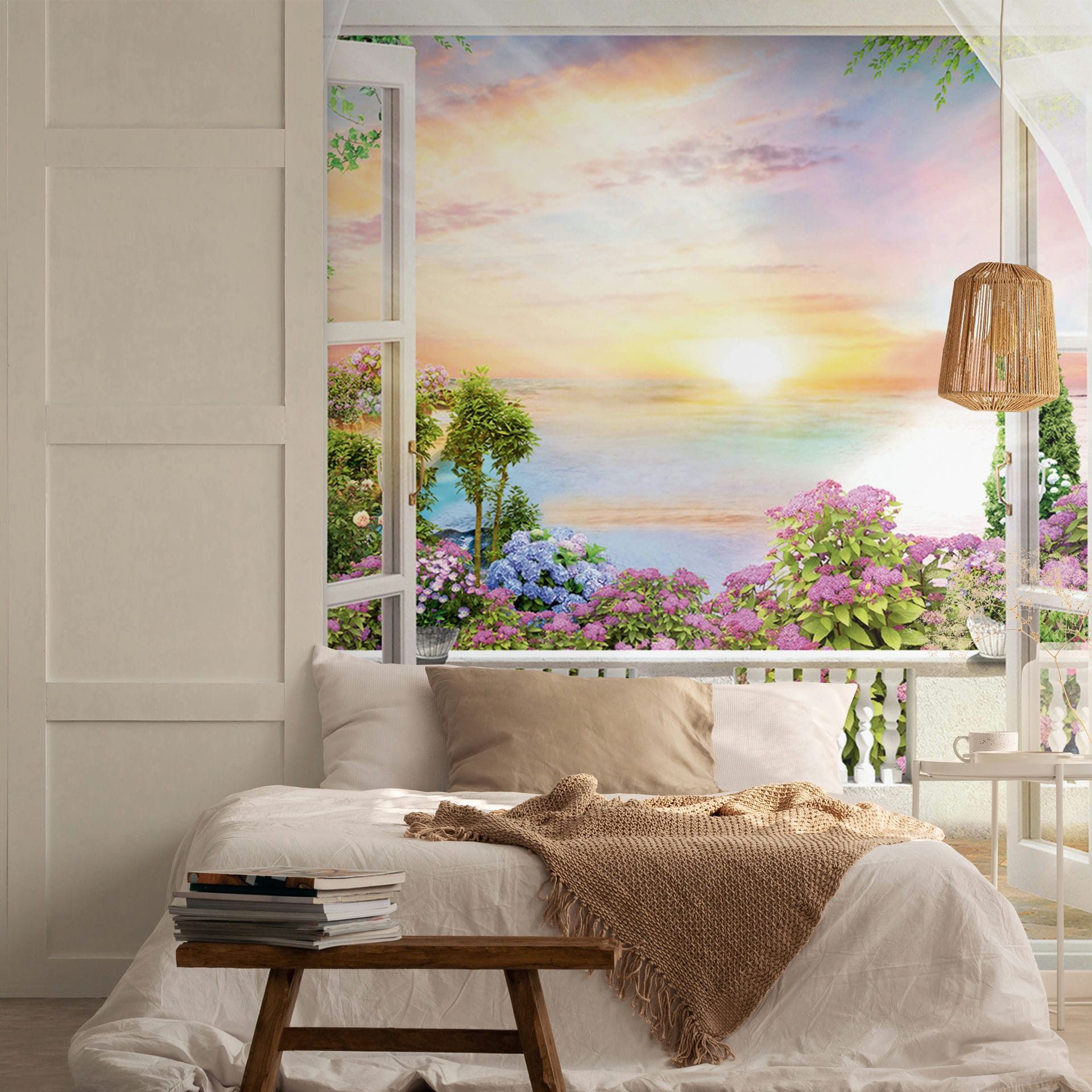 Marburg Fototapete Basic 3, Motiv, für Wohnzimmer Schlafzimmer Küche
