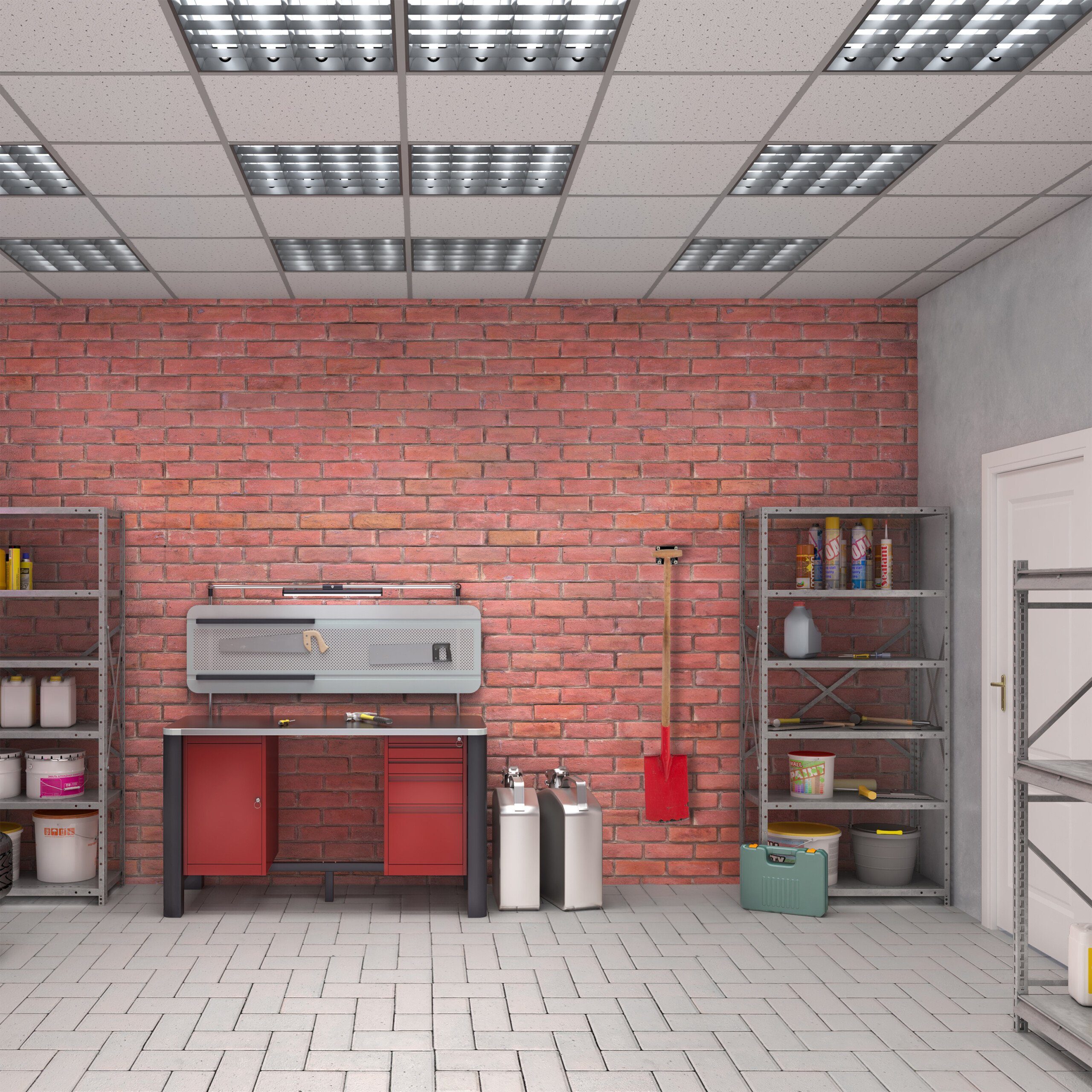 relaxdays Gartengerätehalter Schwarze Gerätehalter aus Stahl 3er Set