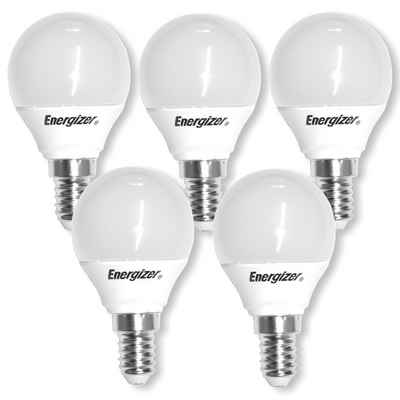 Energizer LED-Leuchtmittel 5 Stück Tropfen E14 5,2W, E14, 2700K (Warmweiß)