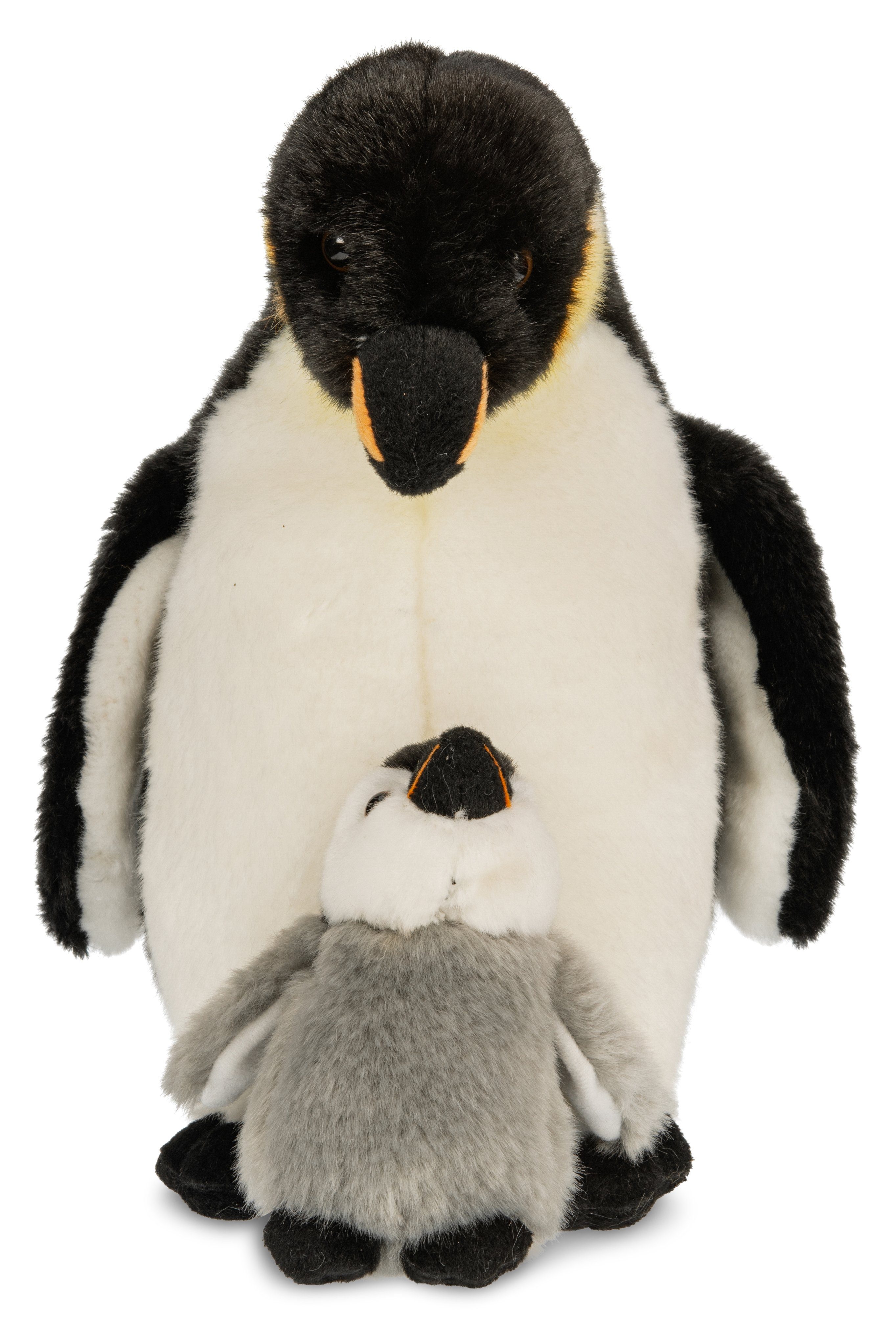 % Uni-Toys Kuscheltier Füllmaterial Plüschtier, Plüsch-Vogel, Höhe m. Pinguin, recyceltes 26 zu - 100 cm - Kaiserpinguin Baby