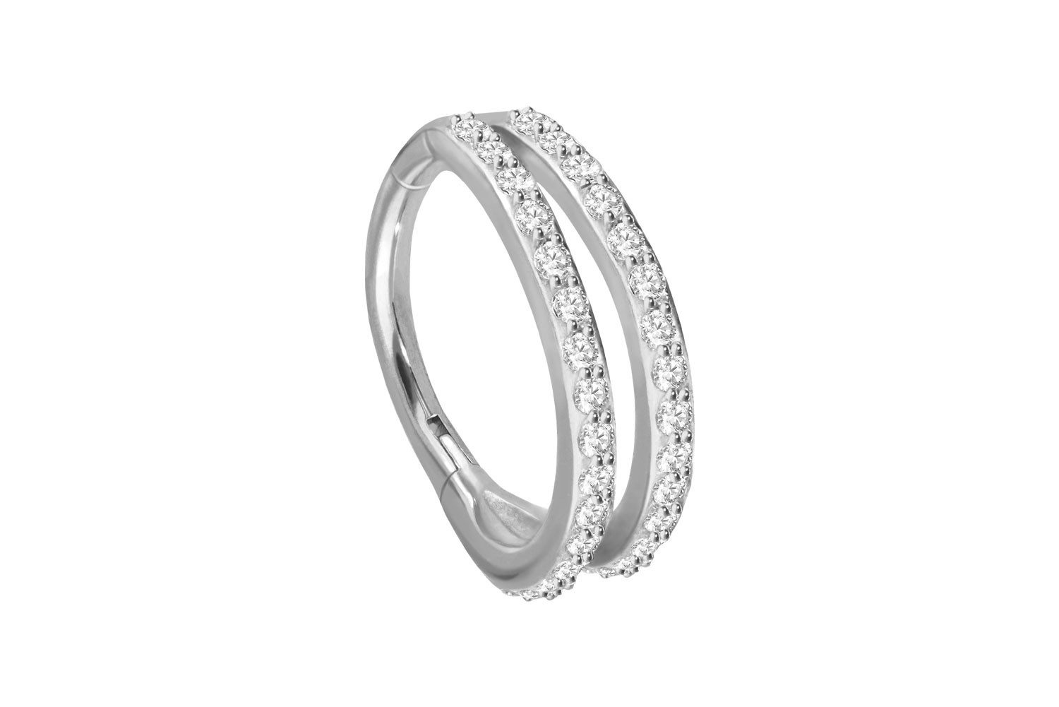 PIERCINGLINE Nasenpiercing Chirurgenstahl Segmentring Clicker 2 RINGE + EIN günstig online kaufen