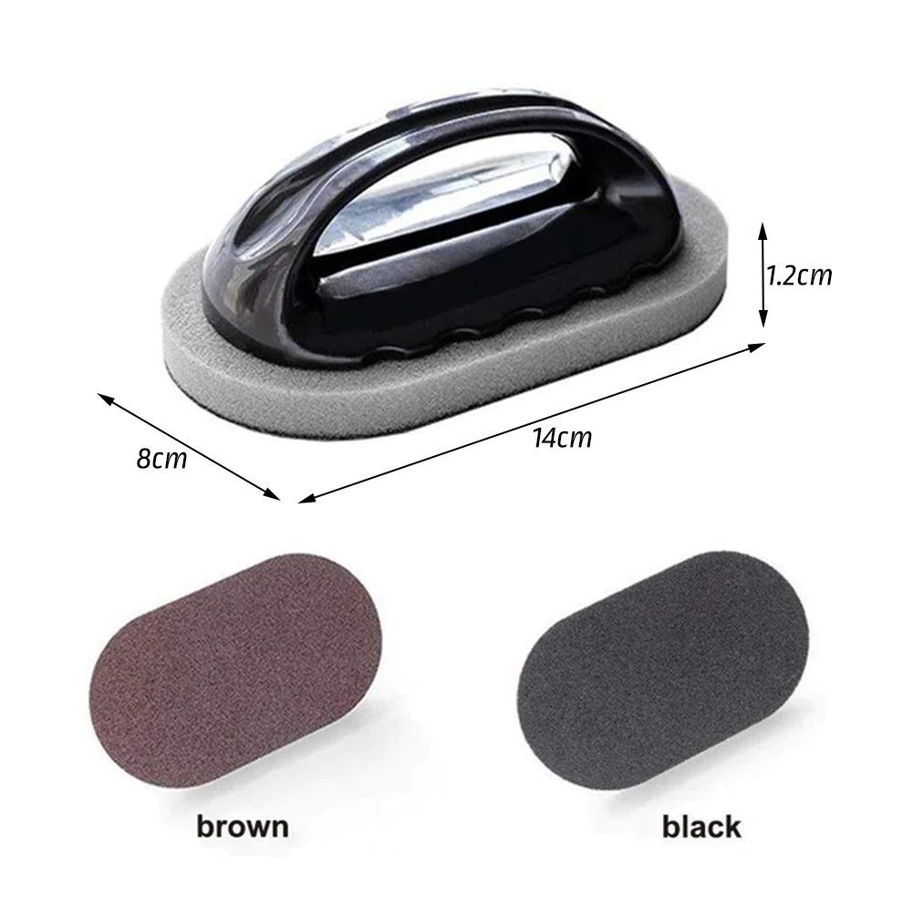 Nano-Keramik-Magic-Schwammbürste Blusmart black Mit Verschleißfestes Reinigungsbürste Griff,