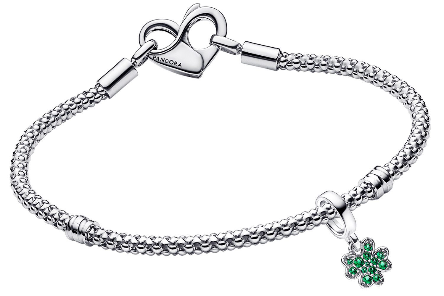 Pandora Charm-Armband Damen-Vierblättriges Kleeblatt Starter-Set günstig online kaufen