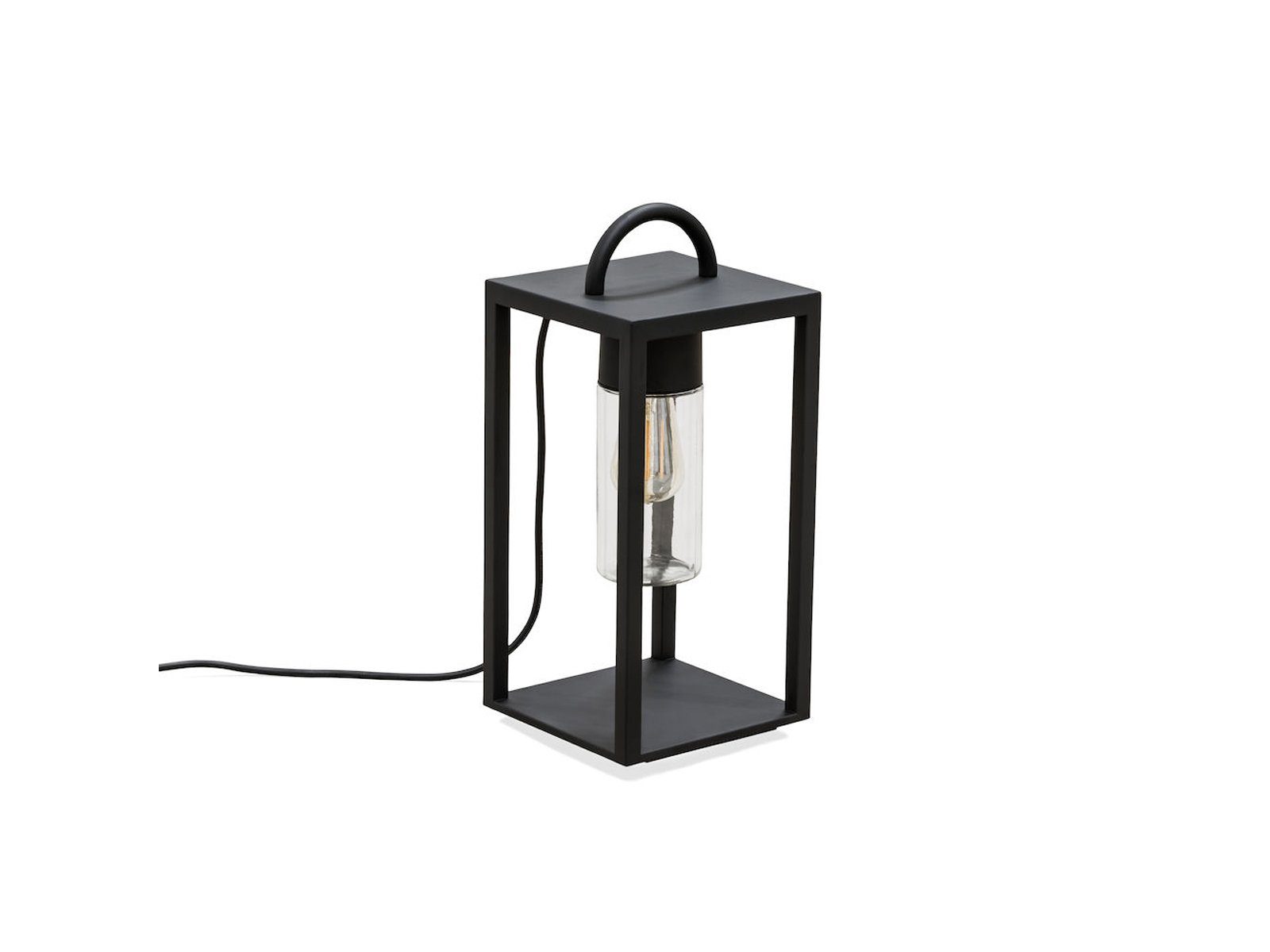 für Garten-laterne Schwarz meineWunschleuchte wechselbar, LED draußen Bodenlaterne H: Warmweiß, Außen-Stehlampe, 45,5cm Bodenleuchte LED