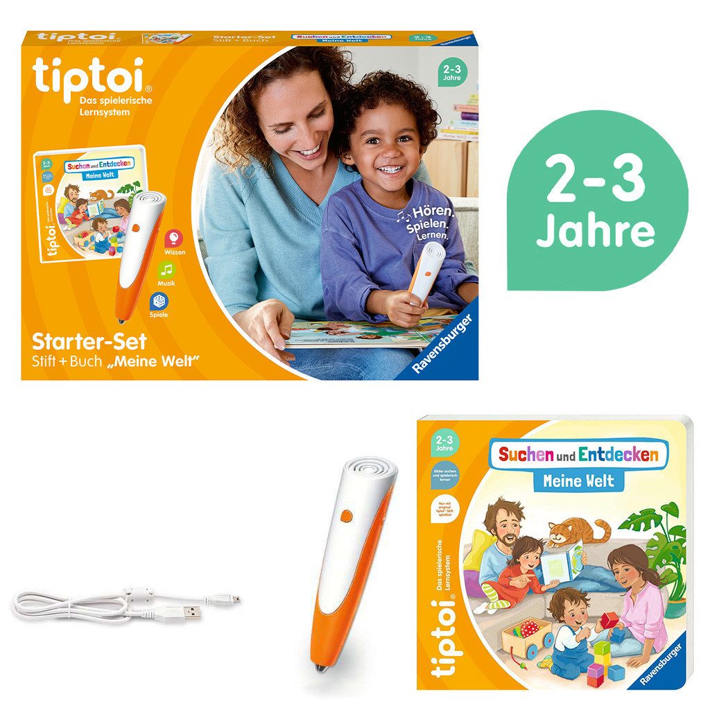 Ravensburger Verlag GmbH Lernspielzeug Ravensburger tiptoi Starter Set Stift und Bilderbuch Meine Welt