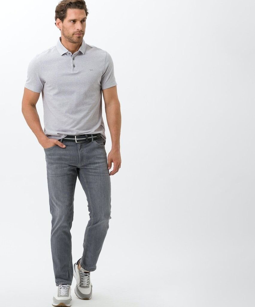 light mit grey 5-Pocket-Jeans used Brax Five-Pocket-Taschen Chuck