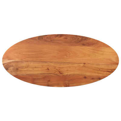 vidaXL Tischplatte Tischplatte 110x40x3,8 cm Oval Massivholz Akazie