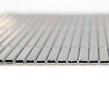 Bigbuy Seitenmarkise Sichtschutz Grau PVC 3 x 2 cm