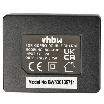 vhbw passend für GoPro 601-00724-00A / ABPAK-001, 1ICP7/26/33-2, AHDBT-301, Kamera-Ladegerät