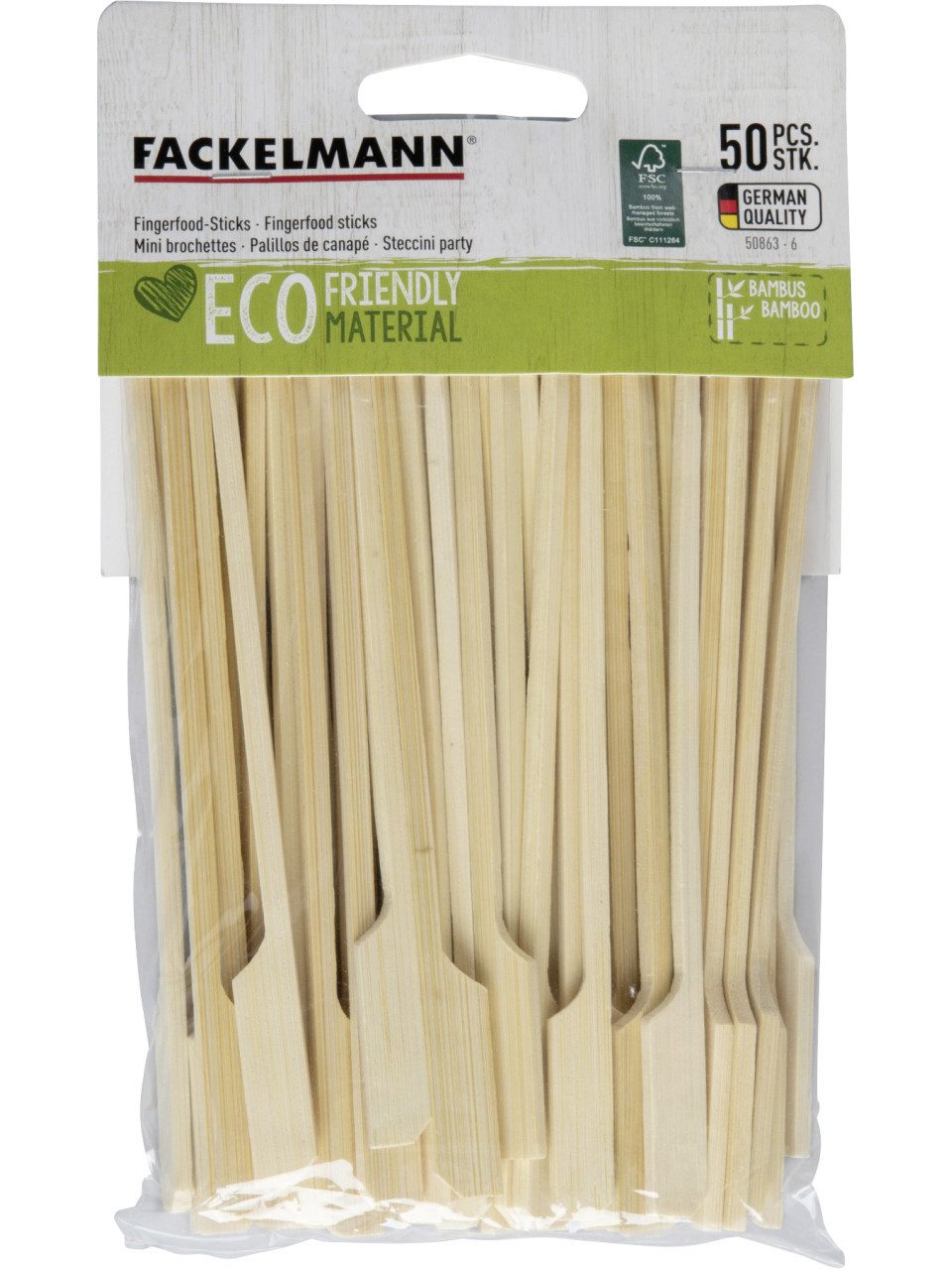 FACKELMANN Küchenorganizer-Set Fackelmann Fingerfood Sticks 15 cm 50 Stück