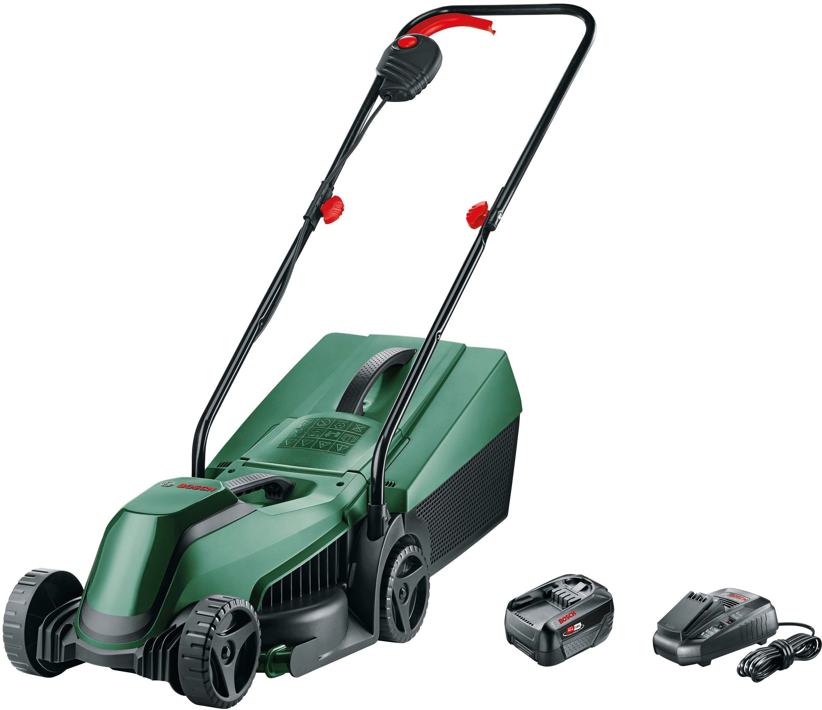 Bosch Home & Garden Akkurasenmäher Easy Mower 18V-32-200, 32 cm Schnittbreite, mit Akku 18V/4,0 Ah und ladegerät