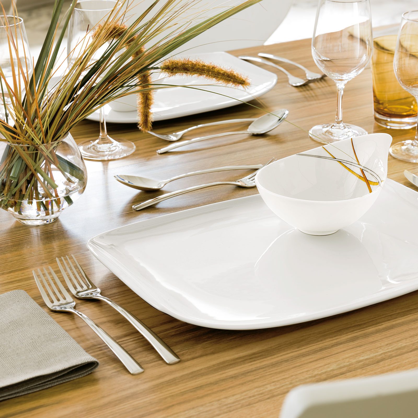 Villeroy & Boch Besteck-Set Piemont Tafelbesteck 30tlg. (30-tlg), 6 Personen, 18/10 Edelstahl