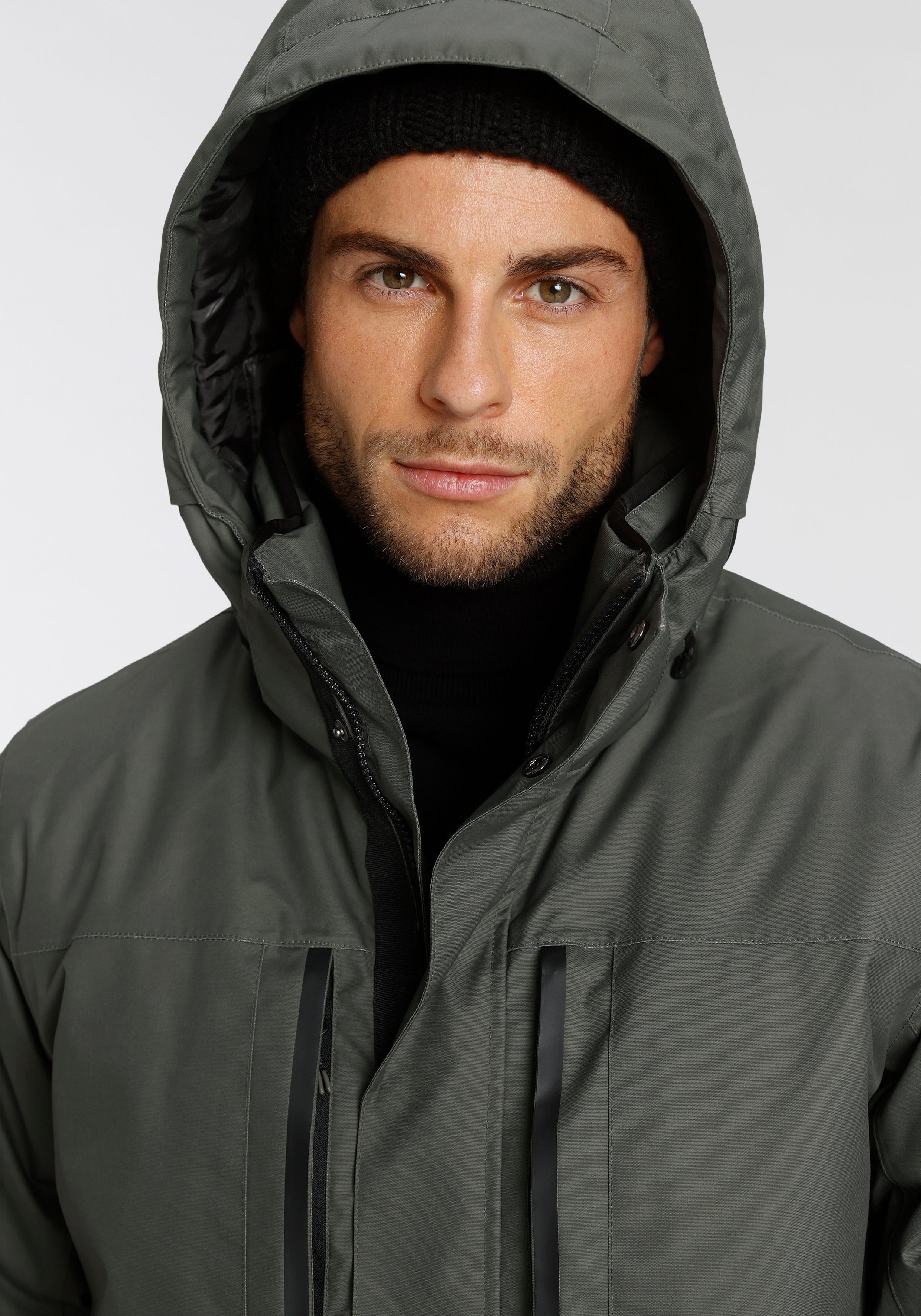 Polarino Funktionsparka Atmungsaktiv, winddicht und wasserdicht. Wassersäule 5000mm.