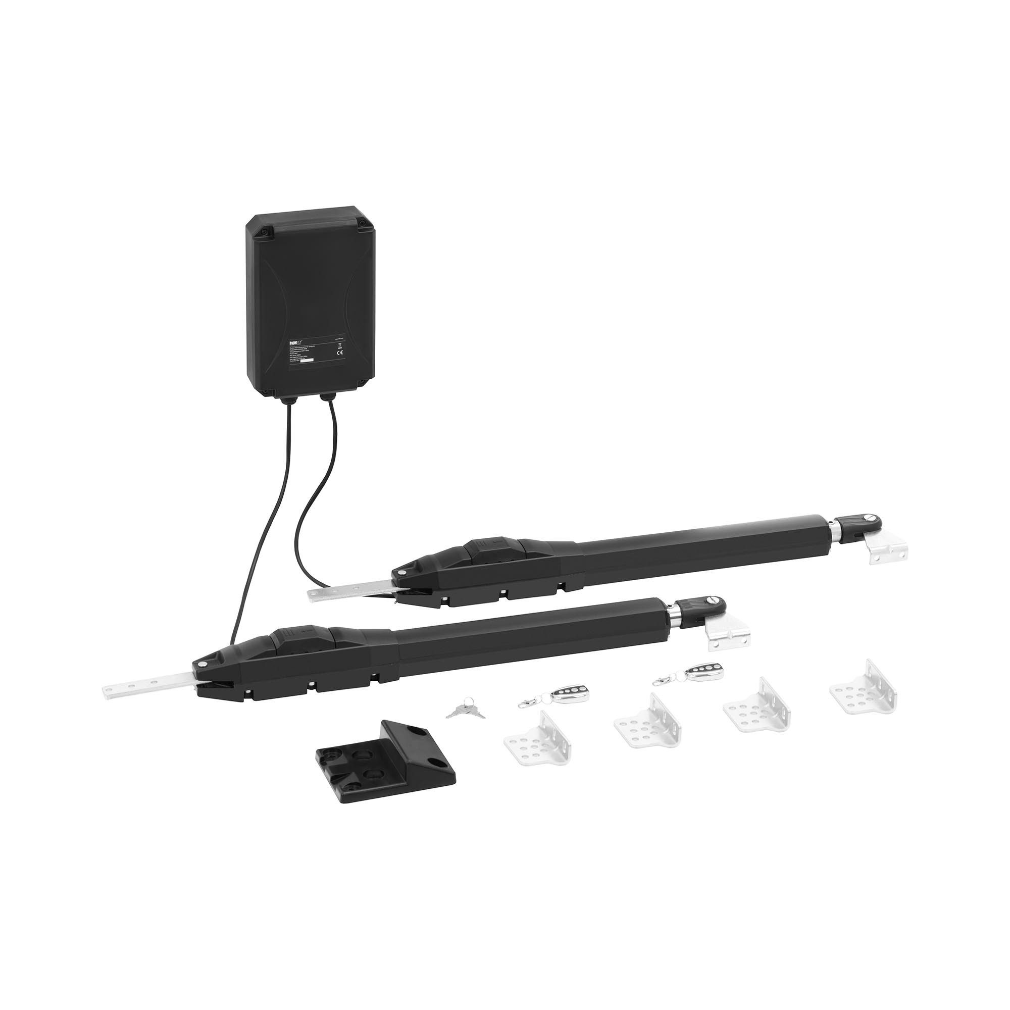 MSW Garagentorantrieb Torantrieb Flügeltor für 2 Tore bis zu je 200 kg / 2 m Длина