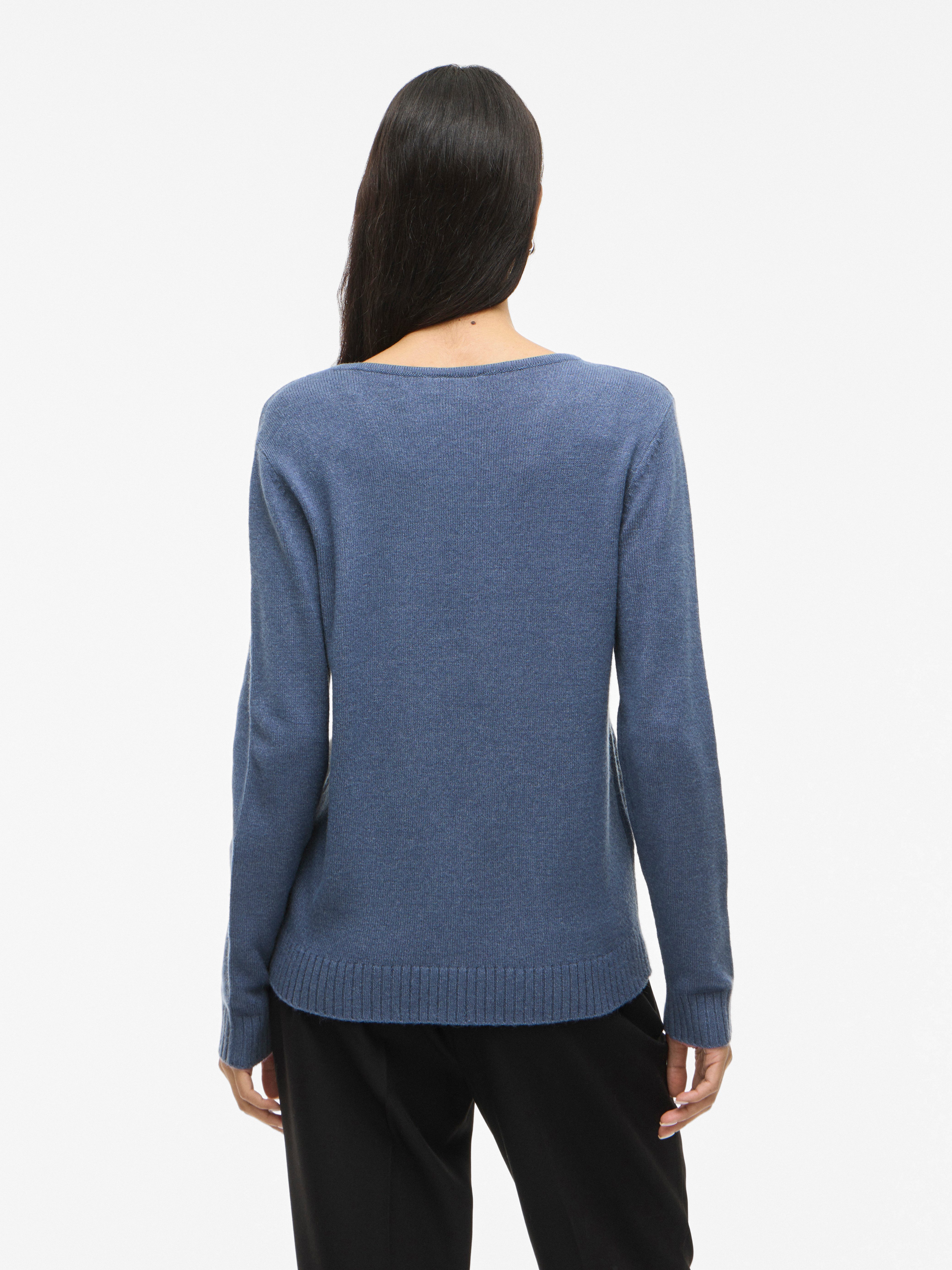 Vila V-Ausschnitt-Pullover VIRIL V-NECK L/S KNIT günstig online kaufen
