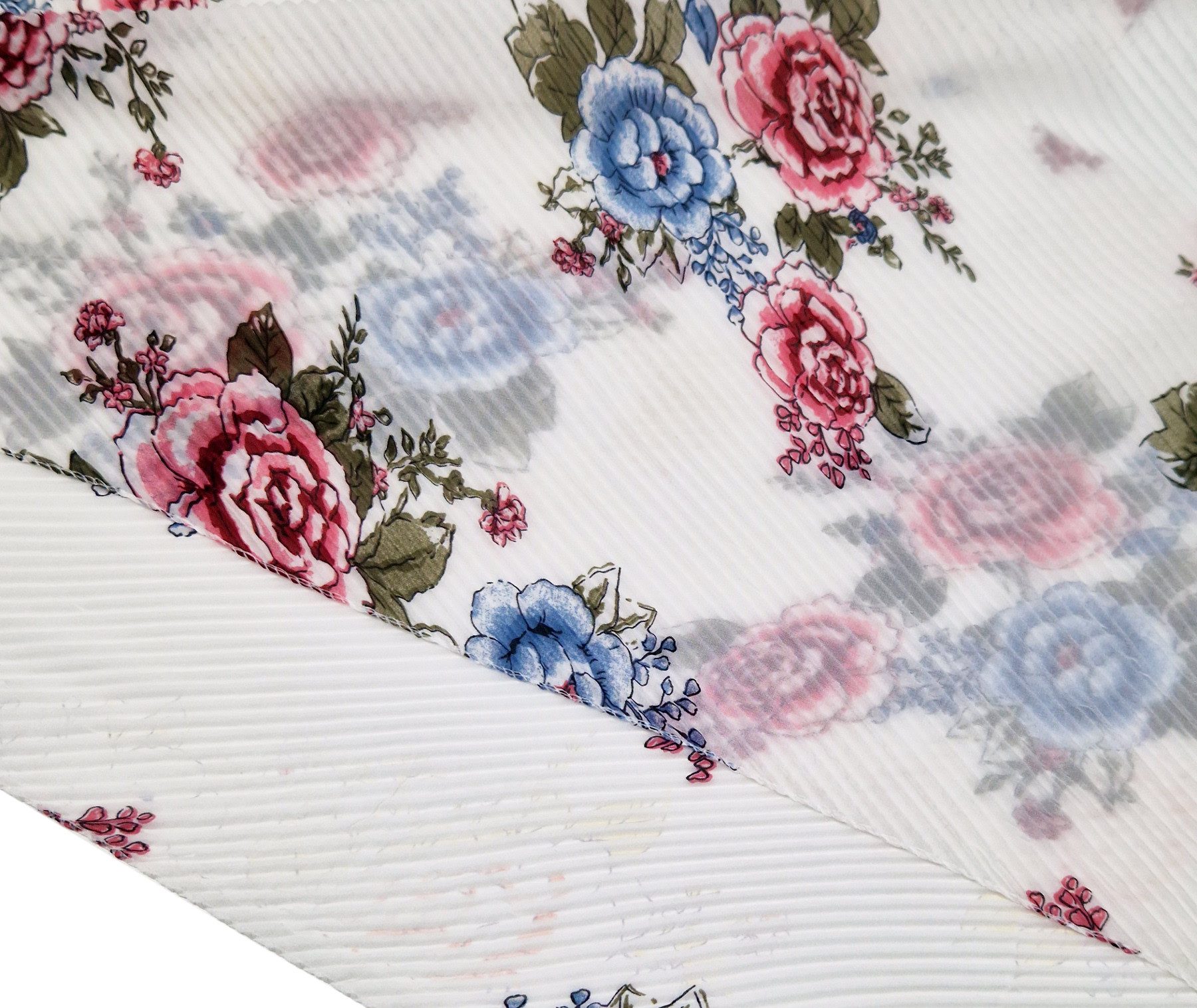 dy_mode Halstuch Damen Schal Blumenmuster Leichtes Halstuch Frühlingsschal, Crinkle-Optik, Blumenmuster