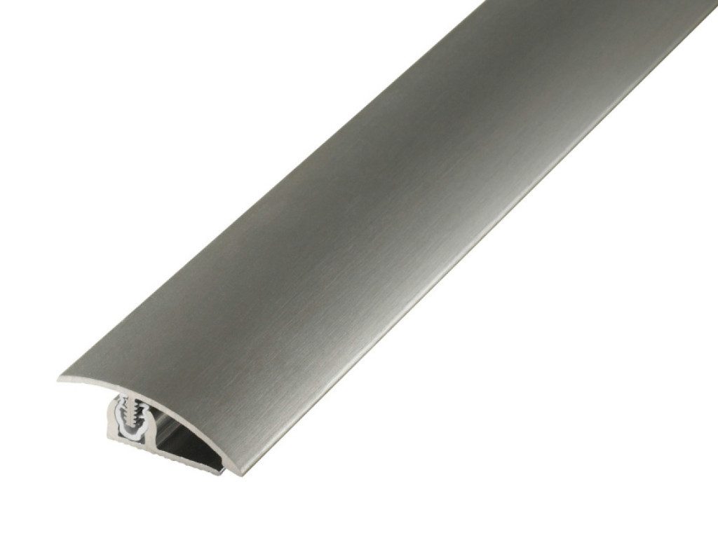 PROLINE Abschlussprofil Abschlussprofil PROVARIOclip Universal Aluminium eloxiert Edelstahl ge