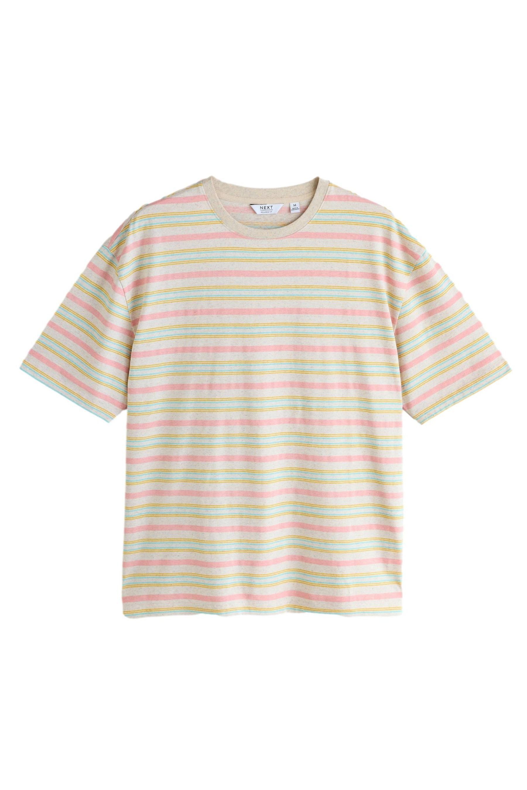 Next T-Shirt Regular Fit T-Shirt mit horizontalen Streifen (1-tlg)