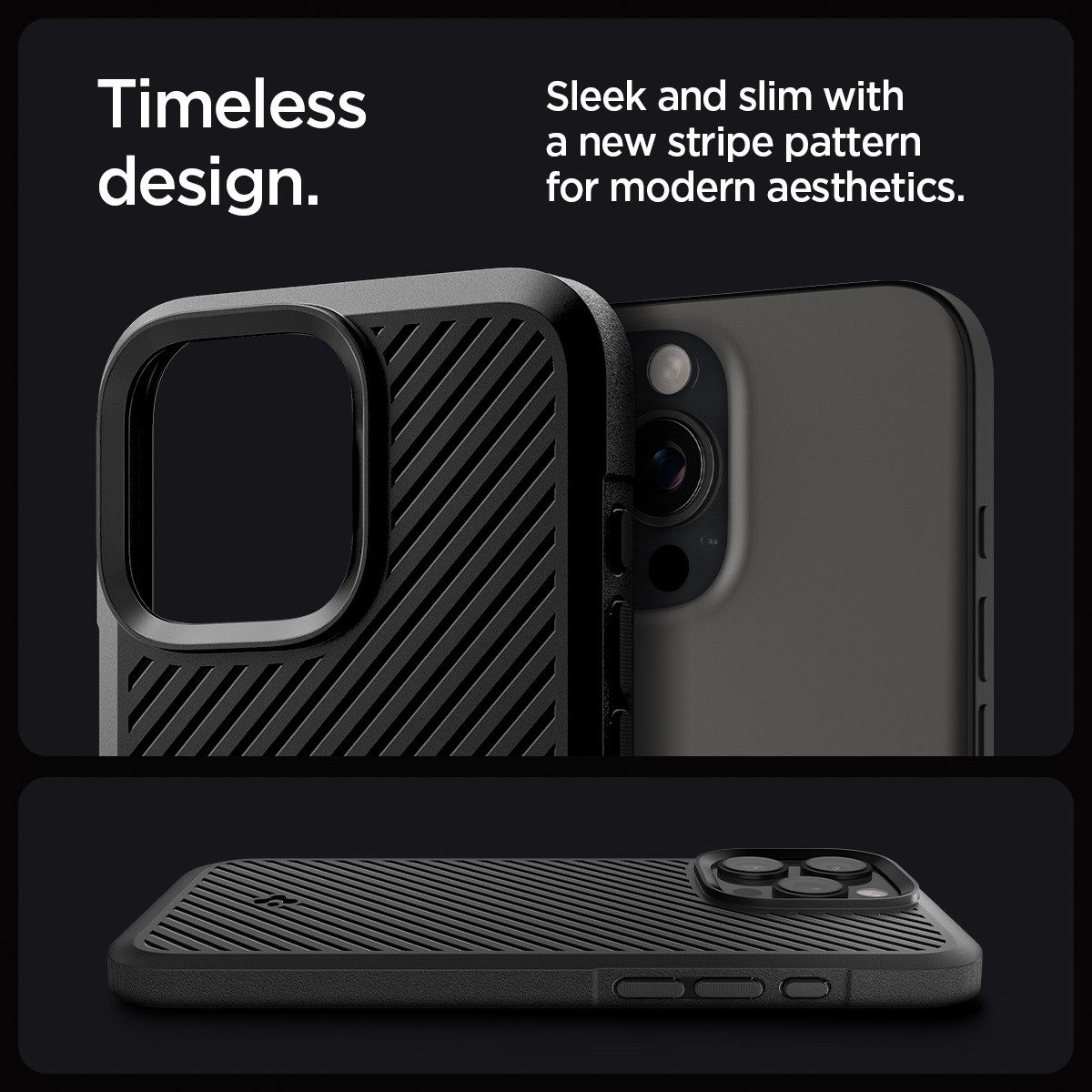 Spigen Smartphone-Hülle Handyhülle für iPhone 16 Pro Max Schutzhülle Robust Hülle Etui Case, Designer, Integrierter Stand, Robust, Stoßfest
