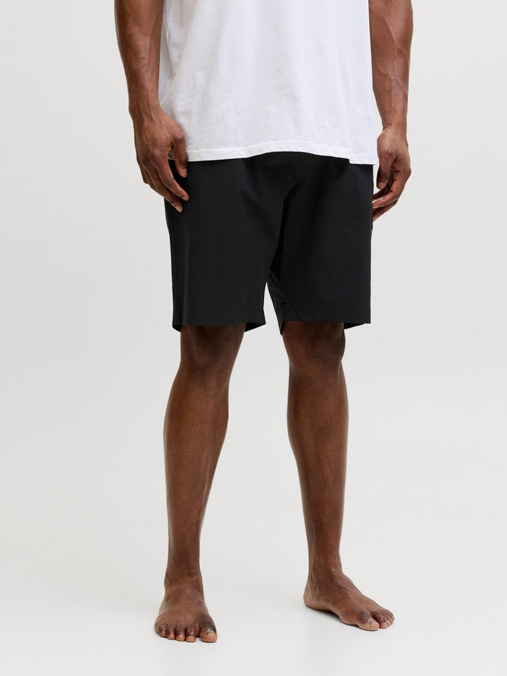 Jack & Jones PlusSize Badeshorts JPSTMAUI WAVE LOGO SWIM SHORTS SN PLS Kunstfaser, mit elastischem Bund, normal geschnitten