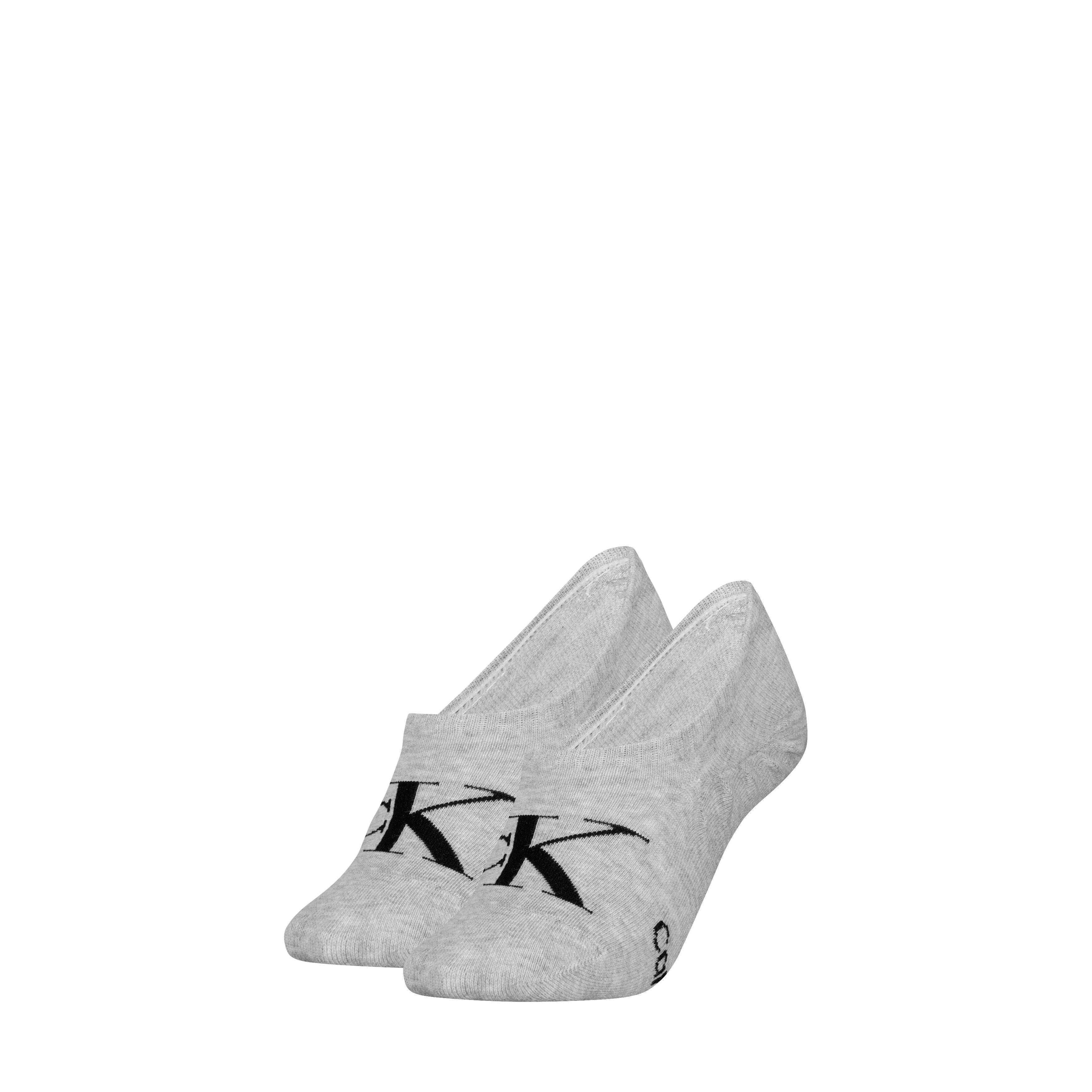 Calvin Klein Jeans Füßlinge CKJ WOMEN FOOTIE HIGH CUT MONOGRAM (2 Paar) hoc günstig online kaufen