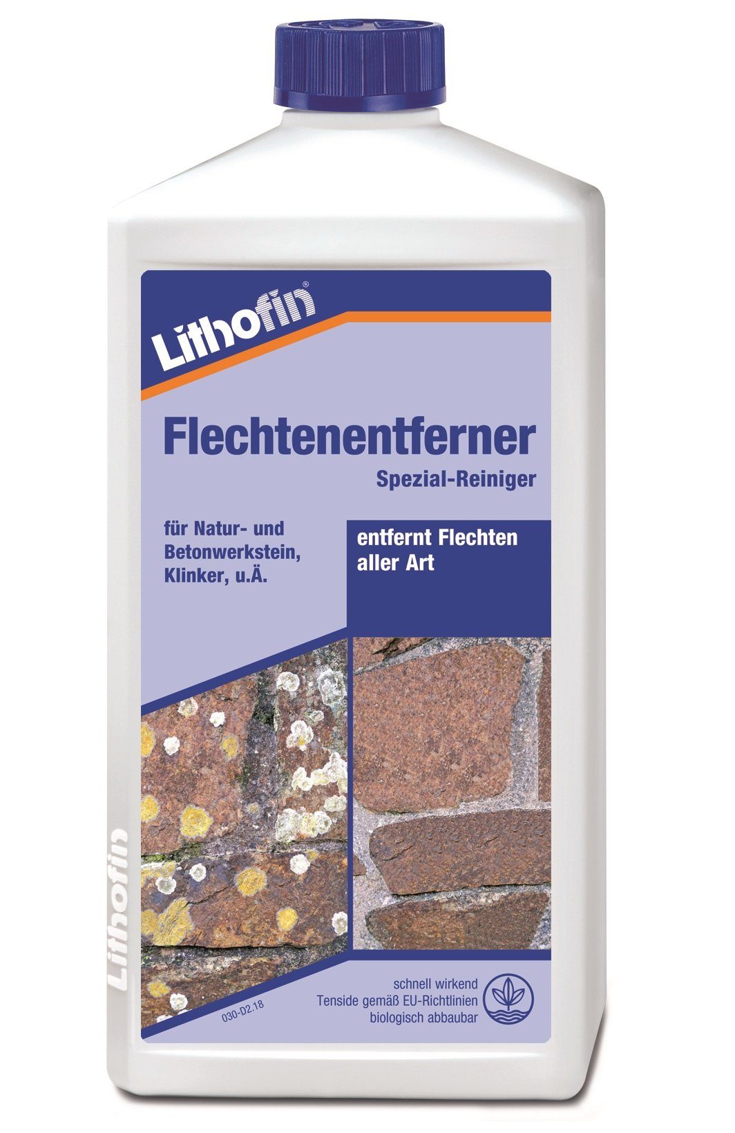 Lithofin 1 Ltr Naturstein-Reiniger LITHOFIN Flechtenentferner,