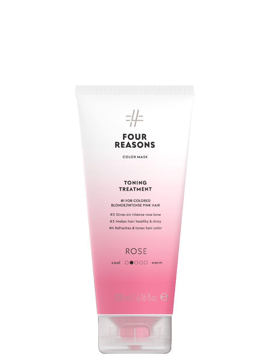 Haarfarbe Four Reasons Color Mask Toning Treatment Rose 200ml