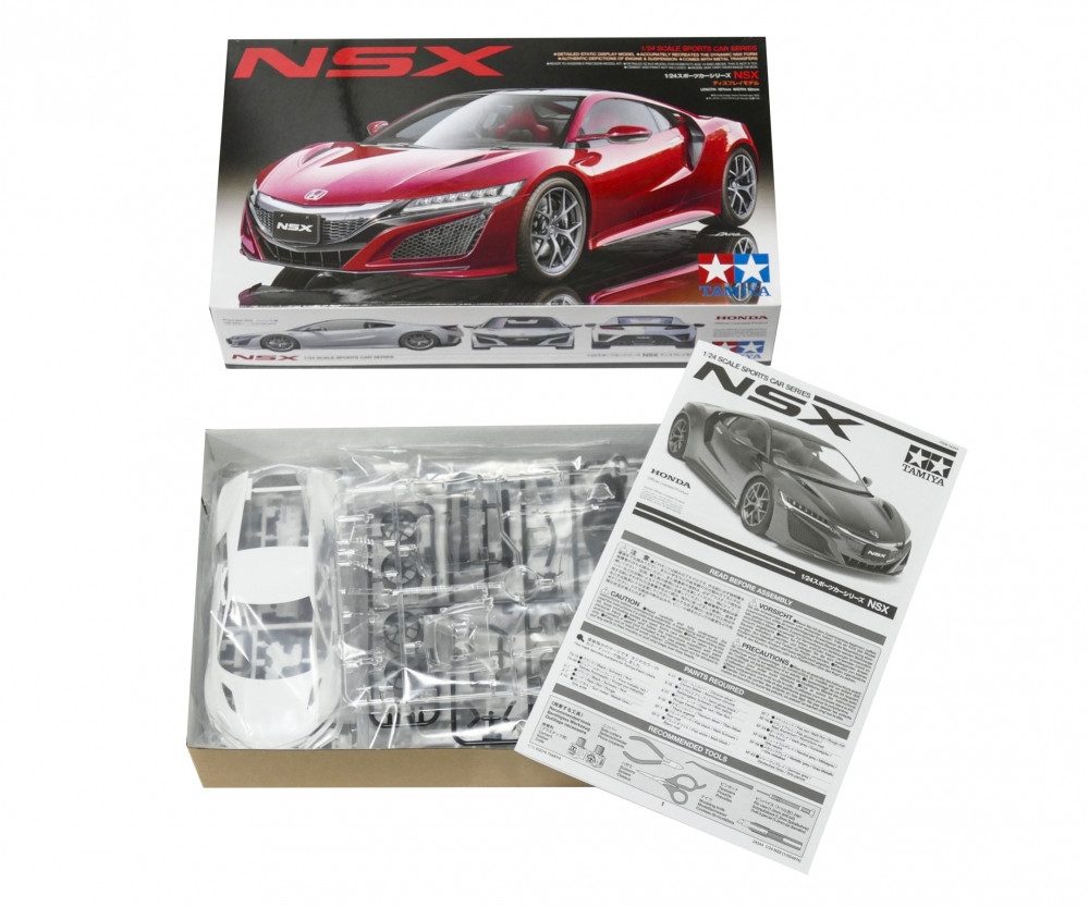 Tamiya Modellbausatz Tamiya HONDA / ACURA NSX 1:24 Platik Modellbau Auto Bausatz