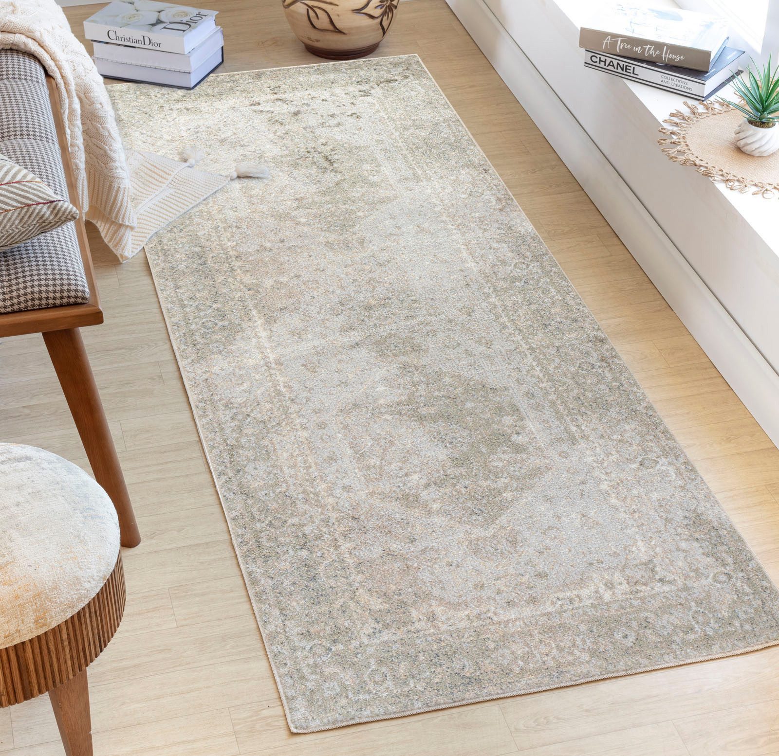 Livabliss Teppich OIDA, rechteckig, Höhe: 5,08 mm, Maschinenwaschbarer Teppich – pflegeleicht im Alltag