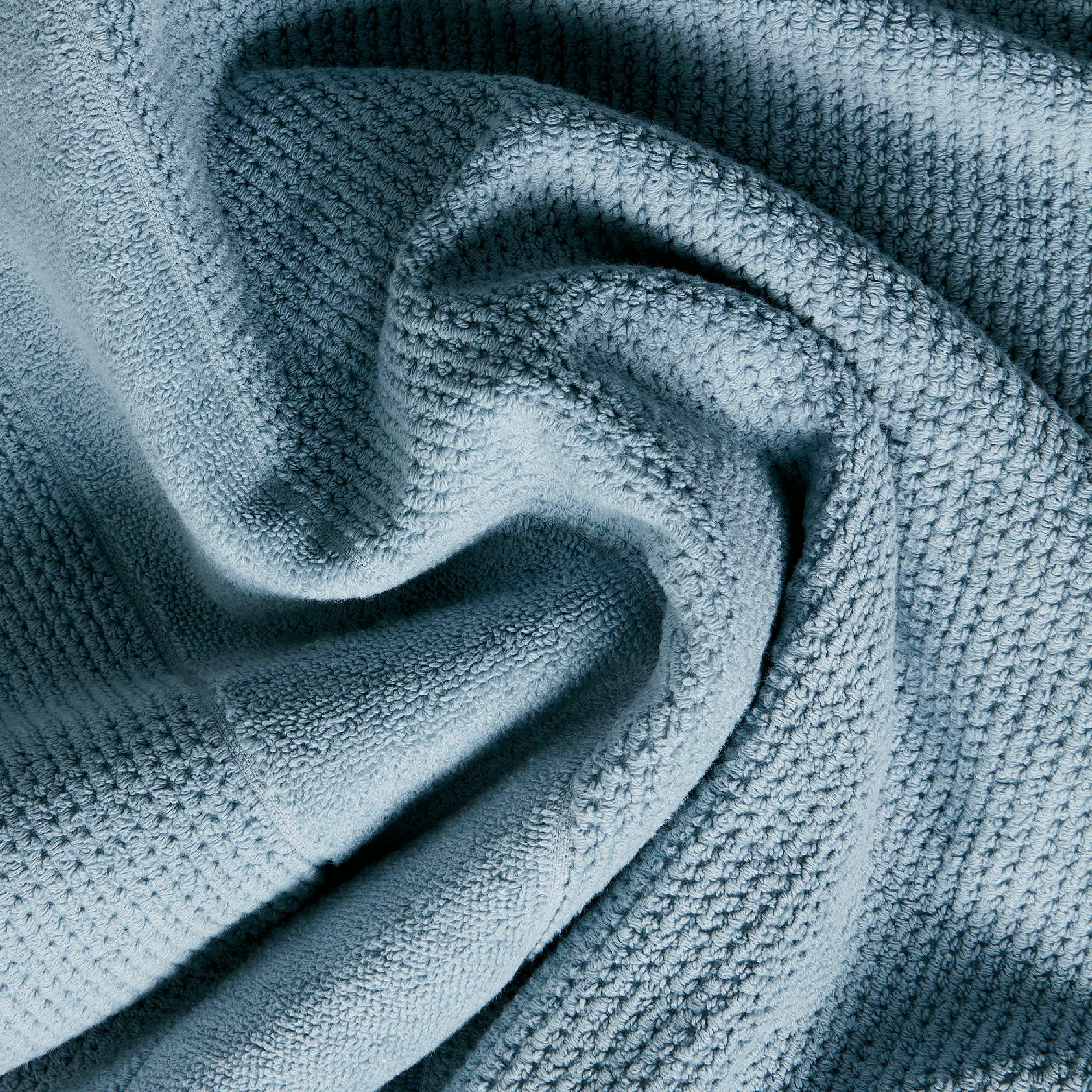 Schiesser Duschtücher Turin aus 100% Baumwolle in dezenter Reiskornoptik, Frottier (Set, 2-St), MADE IN GREEN by OEKO-TEX®
